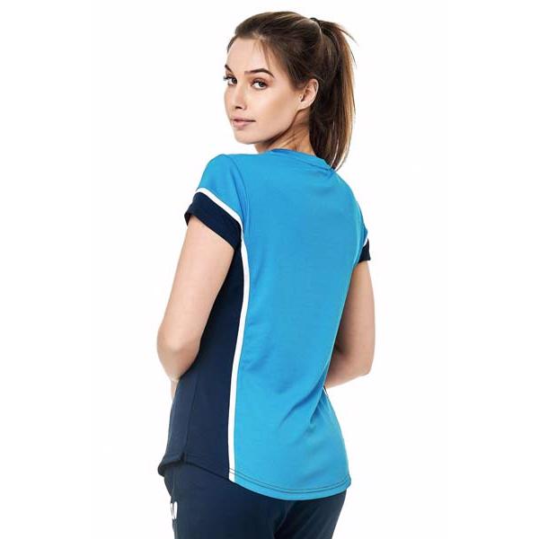 T-shirt Kosay Lady sort/blå - ryg