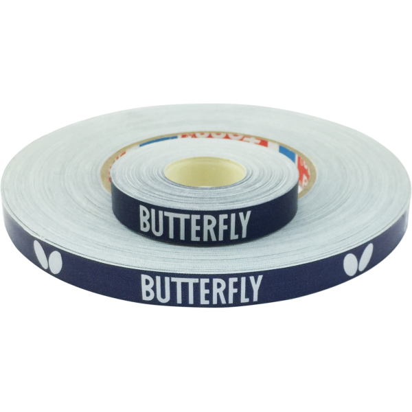 Butterfly New Logo blå/sølv 12 mm kant tape til bordtennisbat