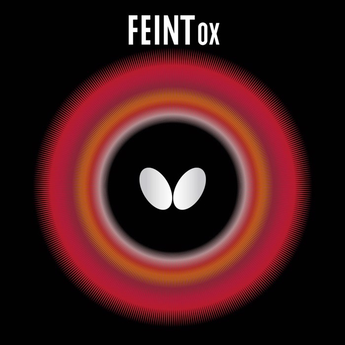 Butterfly Feint-OX rød ohne belægning til bordtennisbat