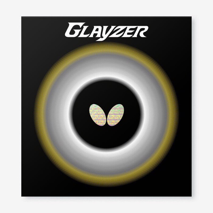 Butterfly GLAYZER belægning til bordtennisbat - 1.9 mm sort
