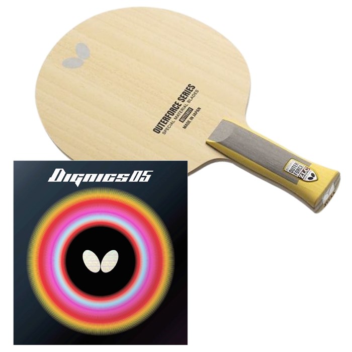 Butterfly Tournamentpack m/ Outerforce ZLC battræ og Dignics belægning