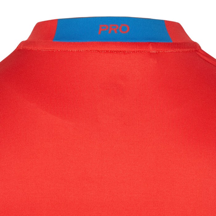 T-shirt Lady HIGO rød - nakke